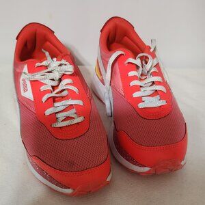 Puma Cruise Rider Brain Freeze Lace-Up Girls Orange, Pink Sneakers Size 5.5